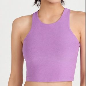 Beyond Yoga Purple Crop Top